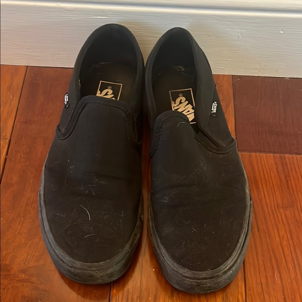 Vans Men's Black Slip-On Shoes